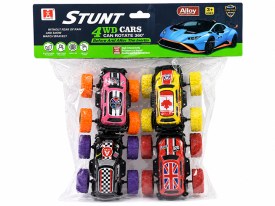 Set 4 camionetas STUNT 4wd cars